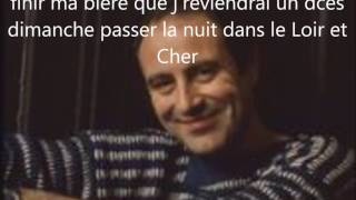 Michel Delpech - Le Loir et Cher (Lyrics) chords