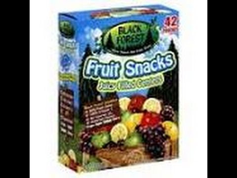 unsealed black forest fruit snacks