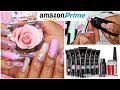 Trying a Saviland Polygel Nails Kit from Amazon | DIY Beginner Nails. *no acrylic*