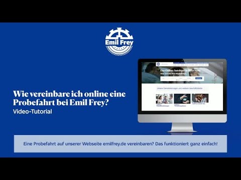 Probefahrt online bei Emil Frey vereinbaren