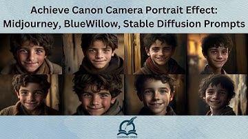 Get the Perfect Canon Camera Portrait Effect: Midjourney, Leonardo AI, Bluewillow, Stable Diffusion