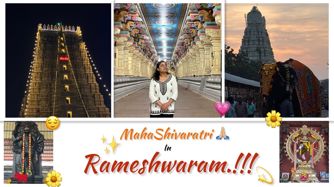 Mahashivaratri in Rameshwaram 😌 || Ramanathaswamy temple 🛕 || Har Har Mahadev🙏🏼