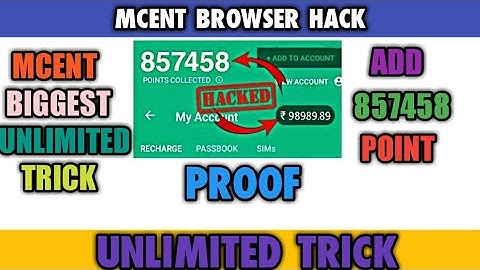 Mcent app Unlimited Trick 101% Working||1 Min=1 Lacks Points||Free Unlimited Jio Recharge||
