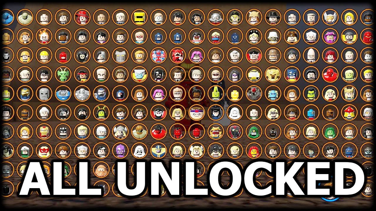 LEGO: Avengers All Characters Unlocked DLC Review! - YouTube