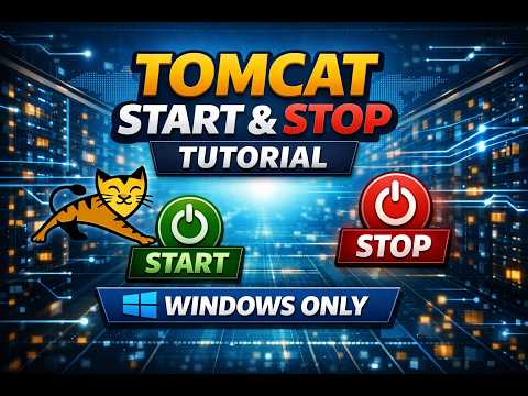 Apache Tomcat Start & Stop Guide | Step-by-Step Tutorial|Hindi|LeanWithExaminer