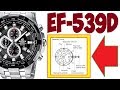 Casio Edifice EF-539D-1A set time, date, chronograph