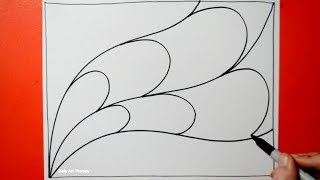 Daily Line Illusion #89 / 3D Abstract Spiral Drawing / Satisfying Pattern / Art Therapy