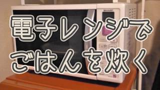 【吹きこぼれ対策済】ダイソー炊飯マグで米を炊く【レンジ調理】