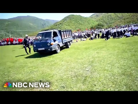 Runaway truck hits dozens of children at Kyrgyzstan cultural event