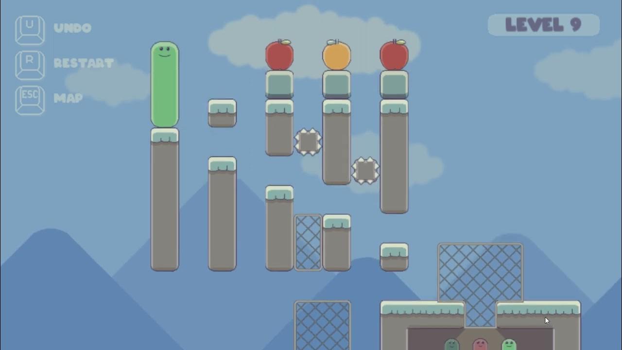 Pushy Worm Walkthrough Cool Math Games - YouTube