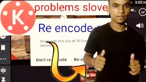 Kinemaster video re - encoding problem solve || 100 % solve encoding problem || arun tech
