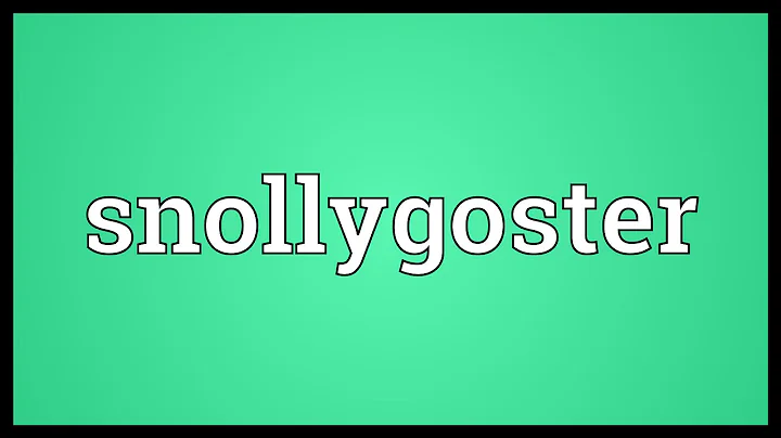 Snollygoster Meaning - DayDayNews
