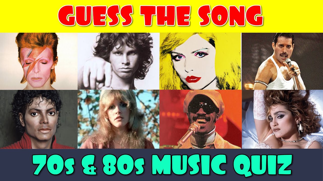 70s  80s Guess the Song Music Quiz