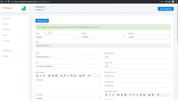 WooCommerce Multistore: migration product