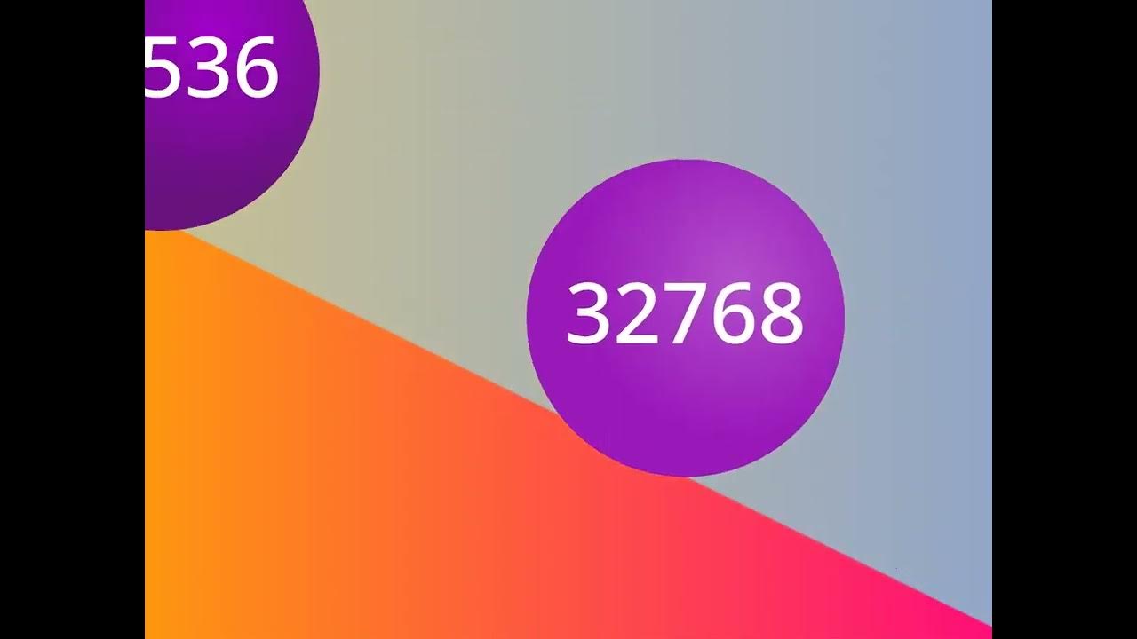 2048 All tiles BALL! part. 1 level 1 to level 30 (1073741824) YouTube