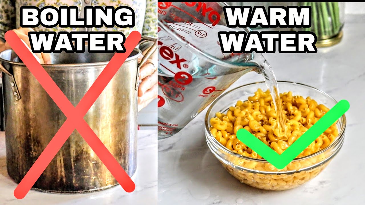 STOP boiling a giant POT of water for PASTA FASTEST way of cooking