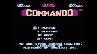 Commando - Start Up - Nintendo - NES - Famicom