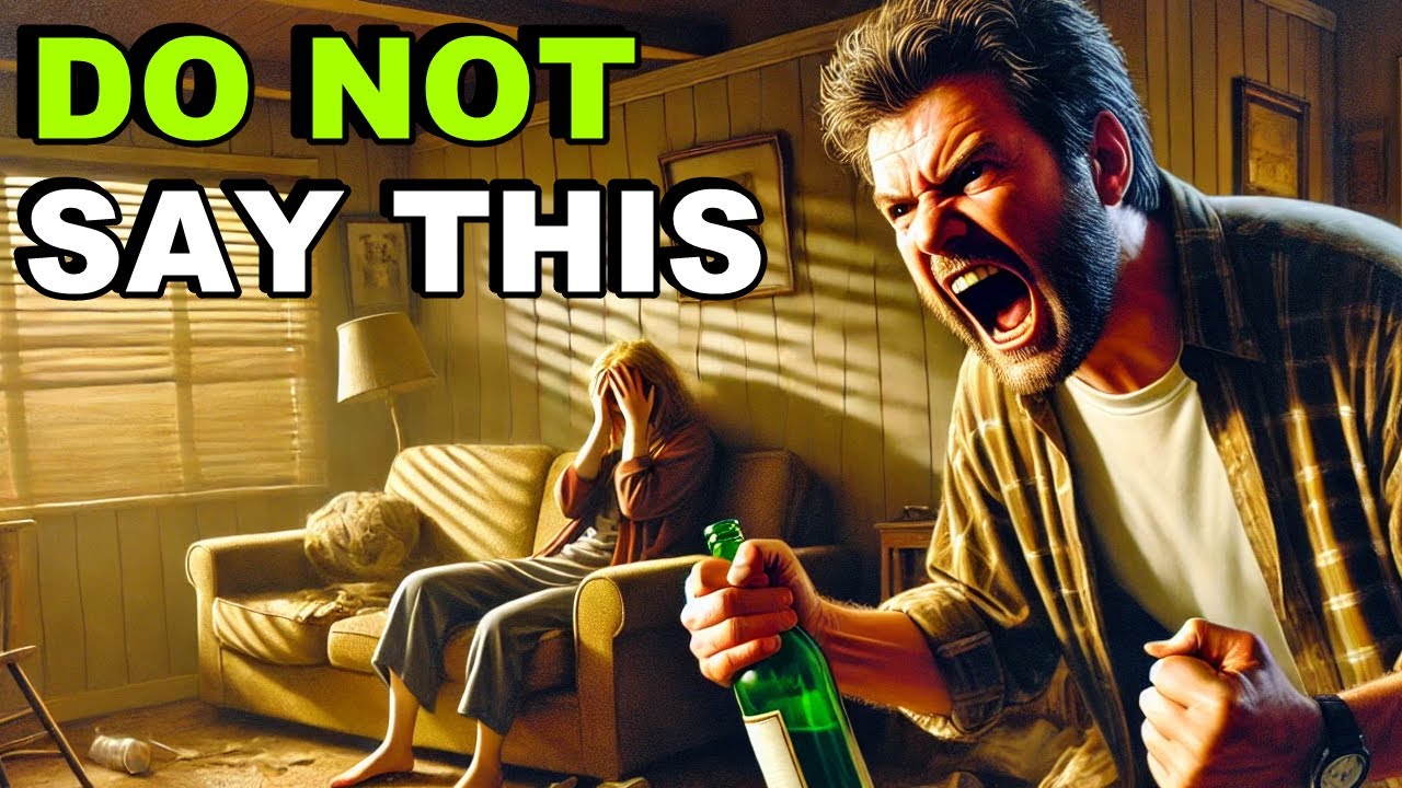Dealing With An Angry Alcoholic - DO NOT Say or Do This!