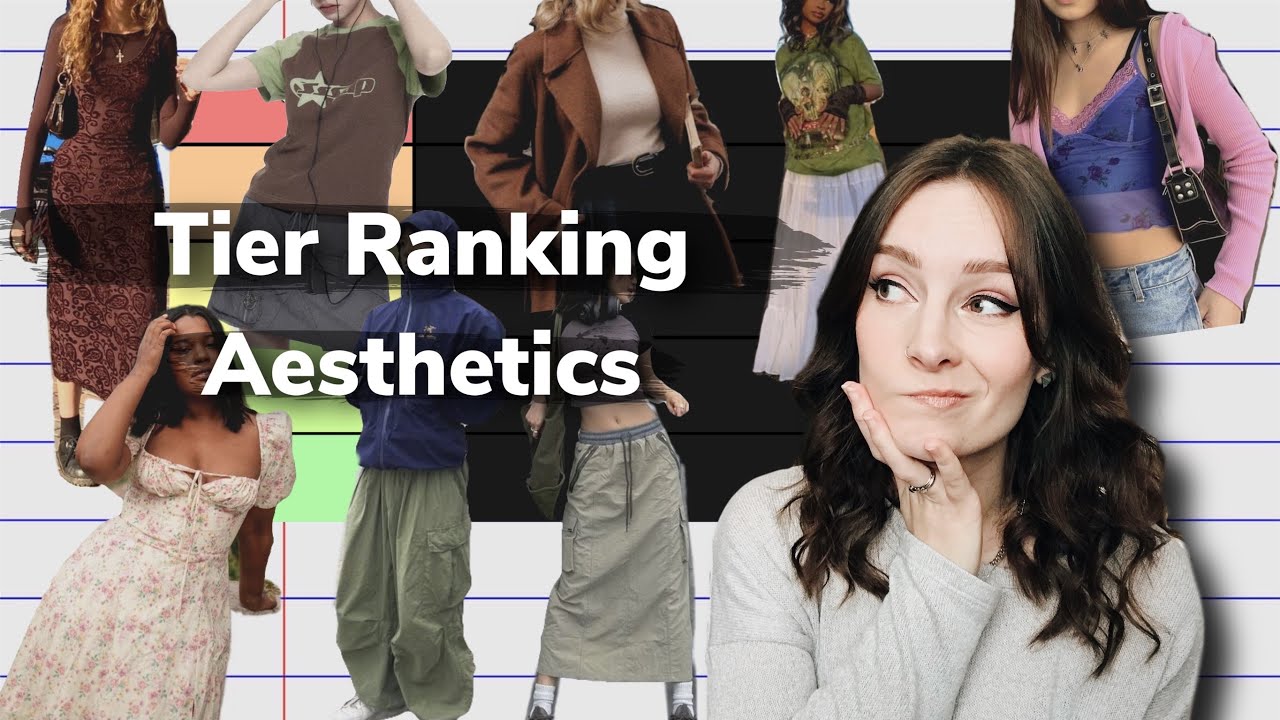 Tier ranking internet style aesthetics ~just for funsies~ - YouTube