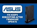 ASUS Router Keeps Rebooting After Firmware Update 🔁 Use Recovery Mode to Restore Stable Operation