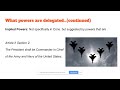 Constitutional Powers: Delegated, Expressed, Implied, and Inherent