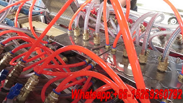 PVC WPC door frame making production line WPC profile making