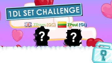 Growtopia | 1 DL Set Challenge