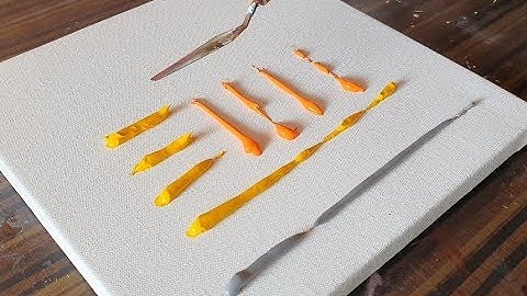 Satisfying / Abstract Painting Demonstration / Acrylics & Palette knife /Project 365 days/Day #0350