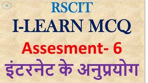 Rscit ilearn assessment 6