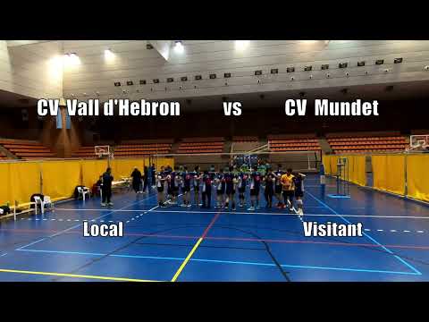 CV Vall d'Hebron vs CV Mundet - 1ª Divisió Catalana - 2ª Fase