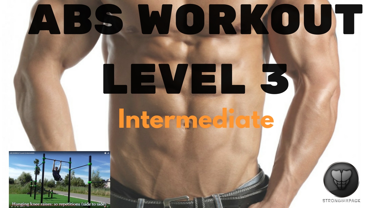 ABS WORKOUT (Level 3) Intermediate YouTube