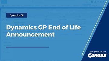 Dynamics GP Reached End of Life Announcement