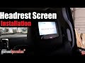Headrest Screen Installation (Rosen AV8900H, AV7950H and AV7200 Headrest Replacement Series)