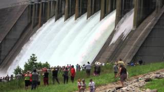 July 10,2013 Hartwell Dam Spillway Test