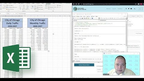 Excel VBA Demo - Chicago Transportation Data