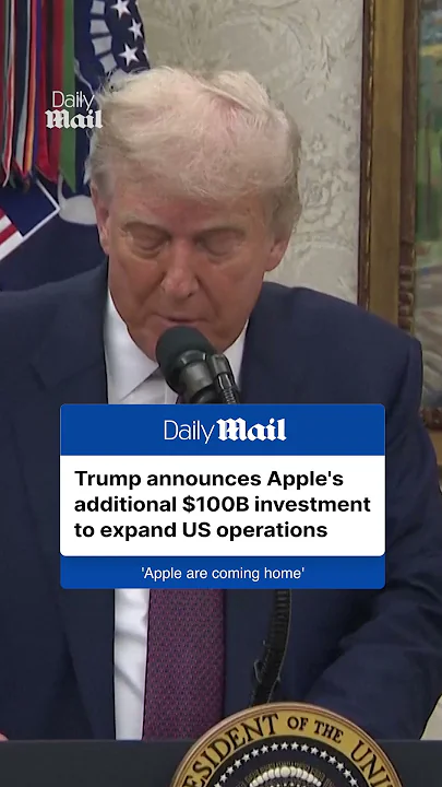 Trump announces staggering 0 billion investment from Apple