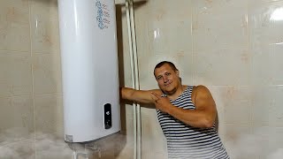 видео: Установка водонагревателя в первый раз, упадет или нет? картинка: Установка водонагревателя в первый раз, упадет или нет?