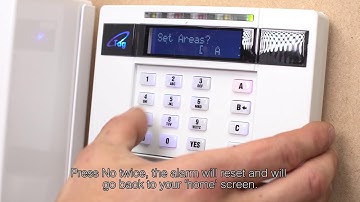 How to reset Pyronix Euro 46 alarm after power cut