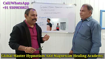 Mr.Chawada(Gujrat)Feedback & practical of #Magnetism #Mesmerism #Hypnotism /+91 9309830823
