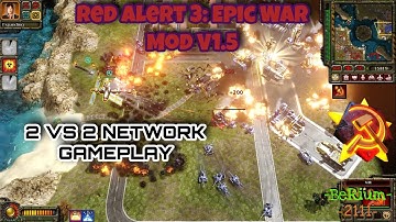 Red Alert 3 | Epic War Mod V1.5 - 2 VS 3 | Skirmish Gamplay - Is it worth Playing!
