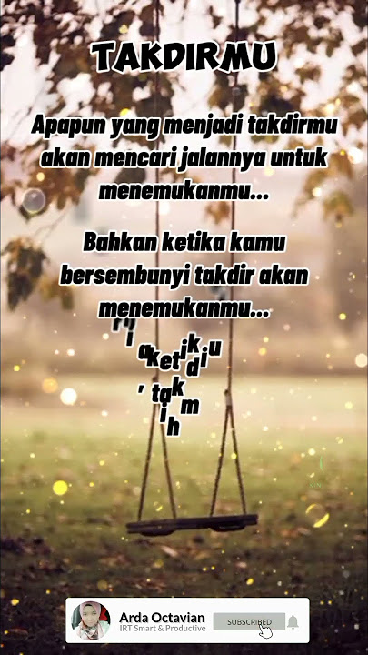 KATA KATA  BIJAK TAKDIR MU, MOTIVASI #shorts #katakatabijak #motivation #motivasi #statuswa #puisi