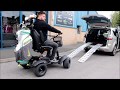 Unloading a golf buggy using ramps  powerhouse golf