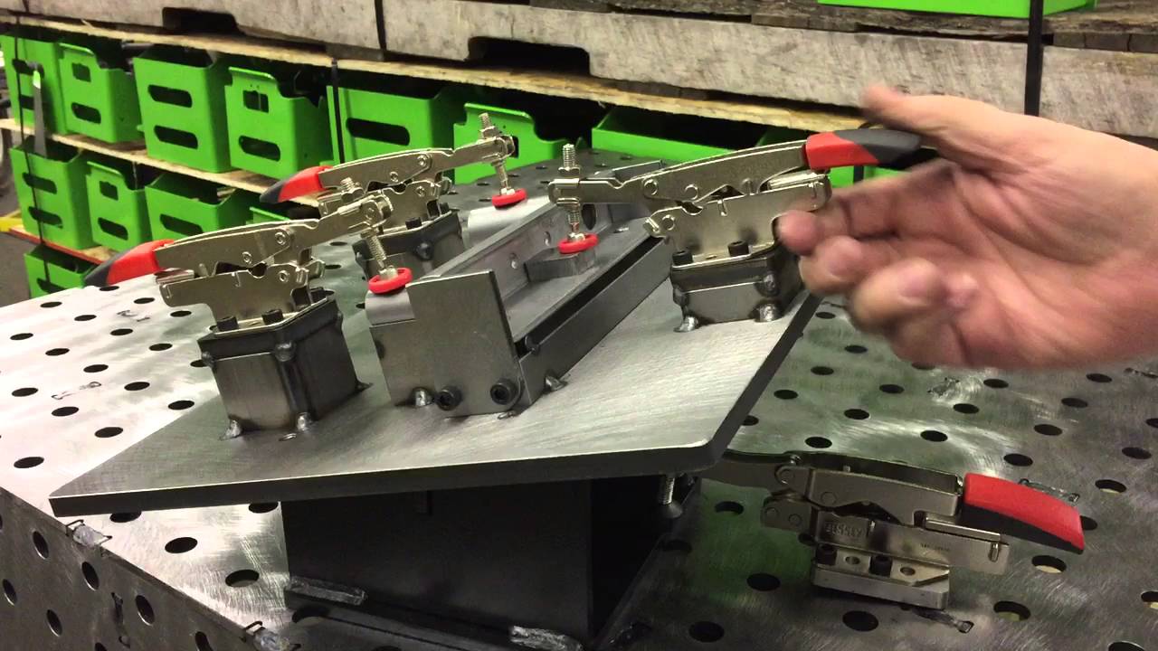Auto Adjusting Toggle Camp for welding Fixtures YouTube