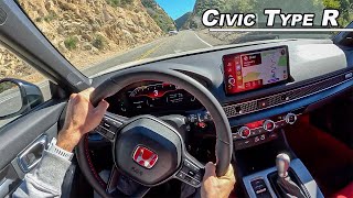 Driving the 2023 Honda Civic Type R to the Best Car Meet in America  (POV Binaural Audio)