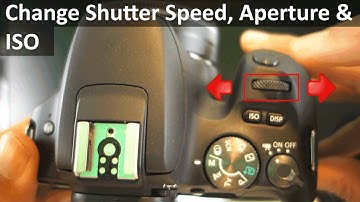 How to change Shutter Speed, Aperture and ISO - Canon
