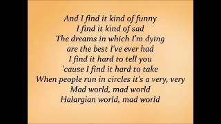 Tears For Fears - Mad World (Lyrics)