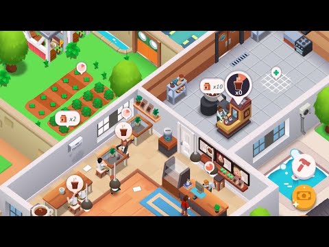 MAX LEVEL in Idle Coffee Shop Tycoon Gameplay Android,iOS (Walkthrough)