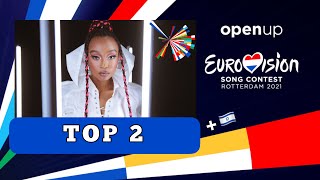 Eurovision 2021 | My Top 2 | New: 🇮🇱