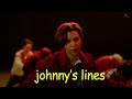 every nct mv but it&#39;s only johnny&#39;s lines