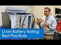 Li-ion Battery Testing - Best Practices for Experiment Set-up on your Potentiostat